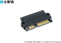 S-LINK SL-SATA20 SATA 7+15 F to SATA 7+15 M Çevirici 